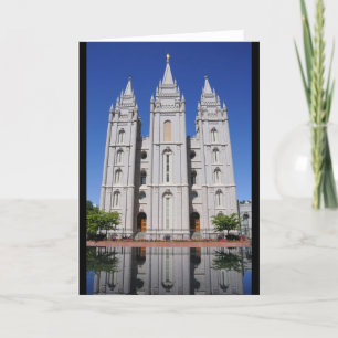 Mormon (LDS) Temple in Salt Lake City, Utah Card