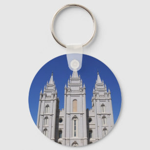 Mormon (LDS) Temple  in Salt Lake City, Utah Key Ring