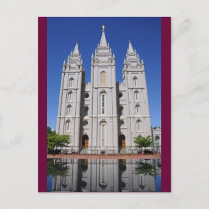 Mormon (LDS) Temple  in Salt Lake City, Utah Postcard
