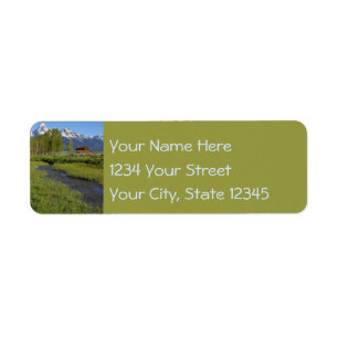 Mormon Row Barns Return Address Labels