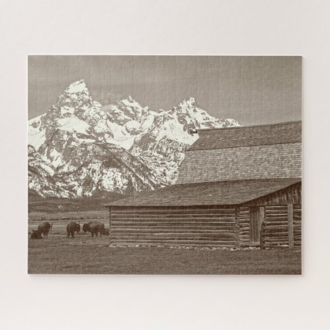 Mormon Row - Grand Tetons - 16x20 - 520 pcs Jigsaw Puzzle (Horizontal)