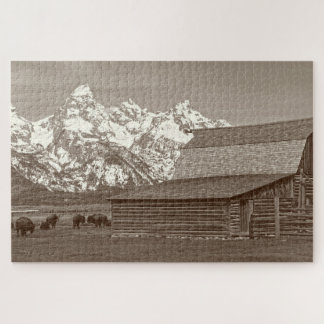 Mormon Row - Grand Tetons - 20x30 - 1014 pcs Jigsaw Puzzle