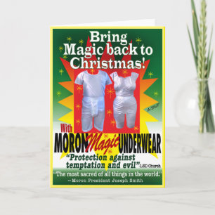 MORMON UNDERWEAR -  CARD
