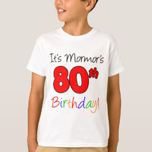 Mormor's 80th Birthday T-Shirt
