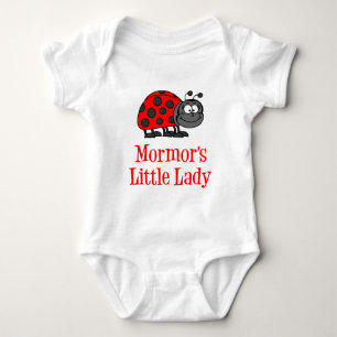 Mormor's Little Lady Baby Bodysuit