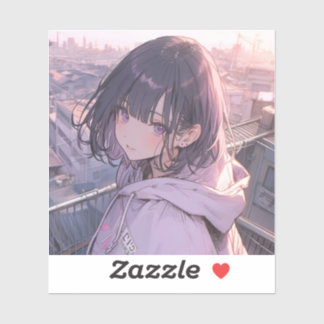 Mornig with you | 東京娘 GenerartiveAI シール