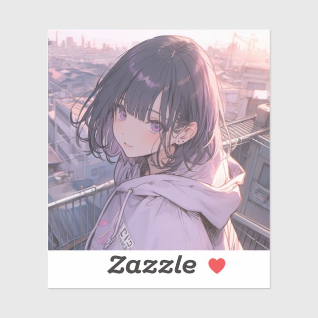 Mornig with you | 東京娘 GenerartiveAI シール (Sheet)