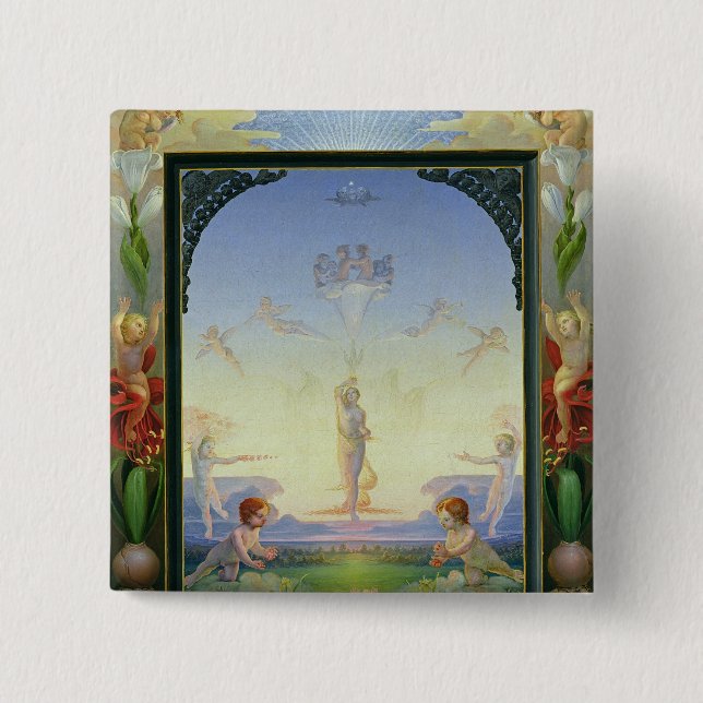 Morning, 1808 15 cm square badge (Front)