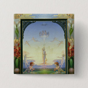 Morning, 1808 15 cm square badge