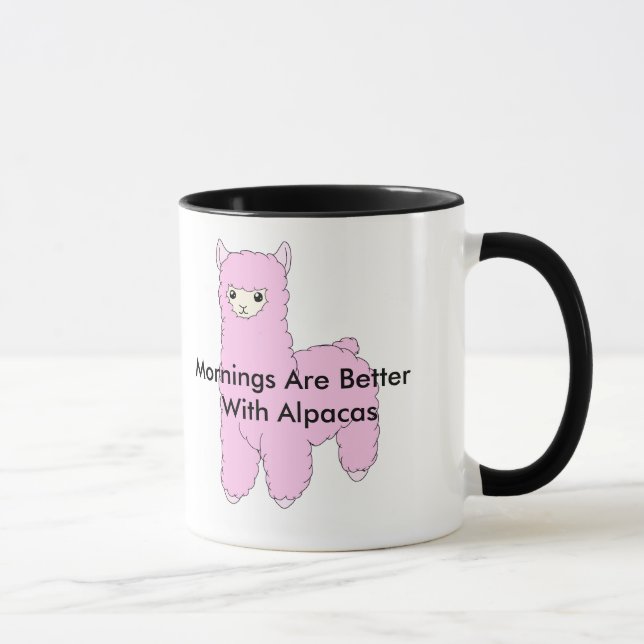 Morning Alpaca Mug Original (Right)