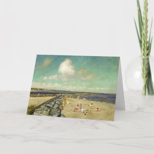 Morning at Breakwater | William Merritt Chase Card (Front)