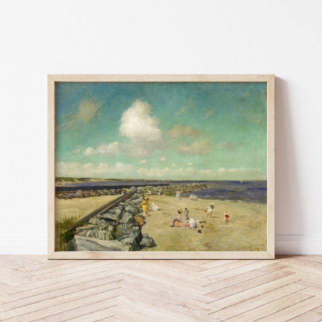 Morning at Breakwater | William Merritt Chase Poster (Creator Uploaded)