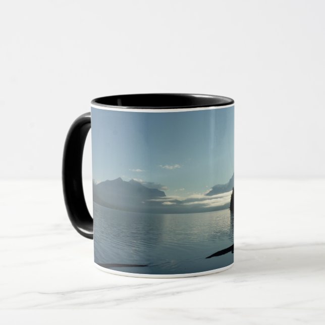 Morning at Lake McDonald in Glacier National Park Mug (Front Left)