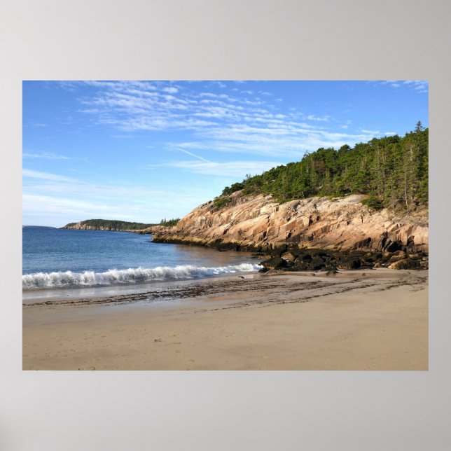 Morning at Sand Beach Poster (Front)
