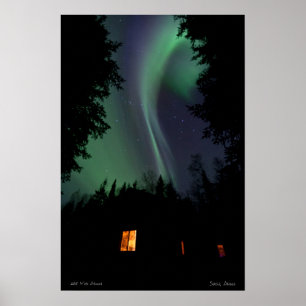 Morning at the Cabin Poster