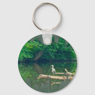 Morning at the Creek Key Ring