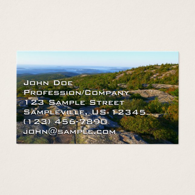 Morning atop Cadillac Mountain at Acadia (Front)