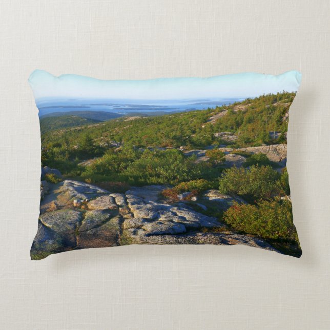 Morning atop Cadillac Mountain at Acadia Decorative Cushion (Front)