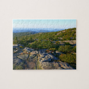Morning atop Cadillac Mountain at Acadia Jigsaw Puzzle
