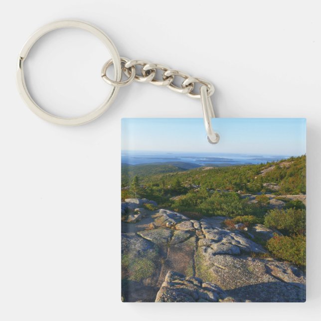 Morning atop Cadillac Mountain at Acadia Key Ring (Front)