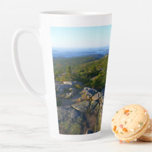 Morning atop Cadillac Mountain at Acadia Latte Mug