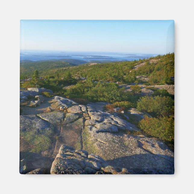 Morning atop Cadillac Mountain at Acadia Magnet (Front)
