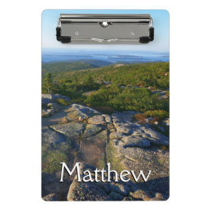 Morning atop Cadillac Mountain at Acadia Mini Clipboard