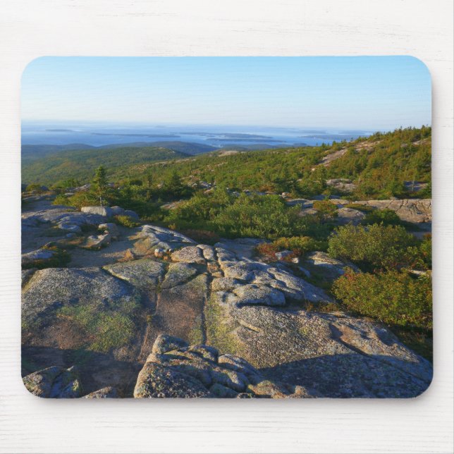 Morning atop Cadillac Mountain at Acadia Mouse Pad (Front)