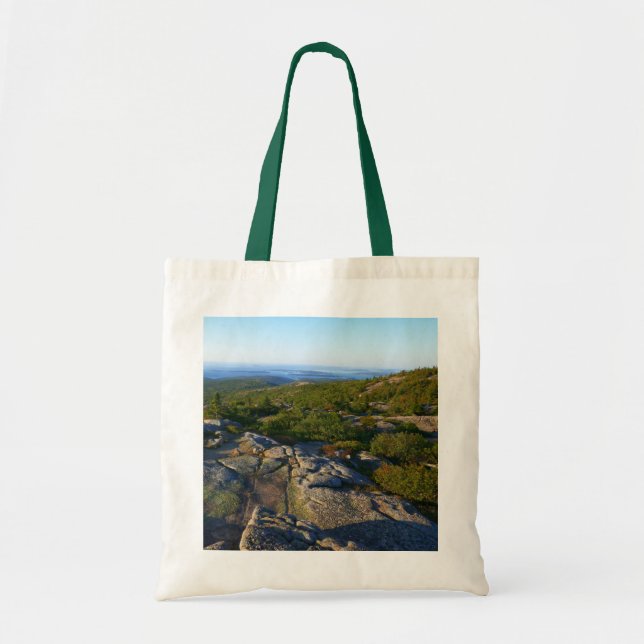 Morning atop Cadillac Mountain at Acadia Tote Bag (Front)