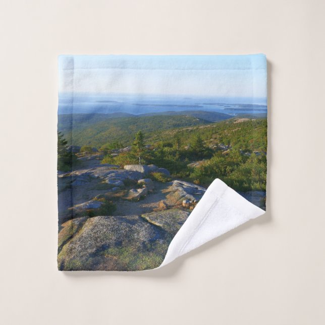 Morning atop Cadillac Mountain at Acadia Wash Cloth (Wash Cloth)