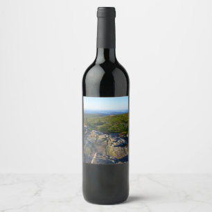 Morning atop Cadillac Mountain at Acadia Wine Label