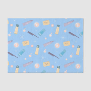 Morning Bathroom Ritual Collage Tissue Paper