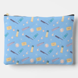 Morning Bathroom Ritual Toiletries Collage Accessory Pouch