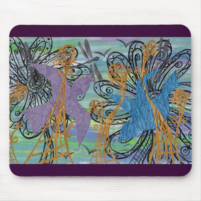 Morning Birds mousepad (Front)
