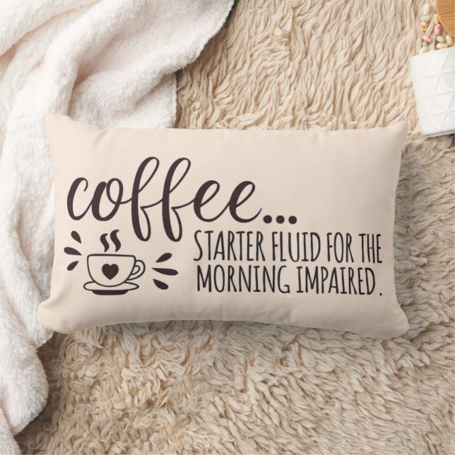 Morning Bliss Coffee Pillow (Blanket)