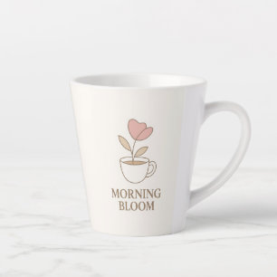 Morning Bloom Aesthetic Floral Coffee Mug