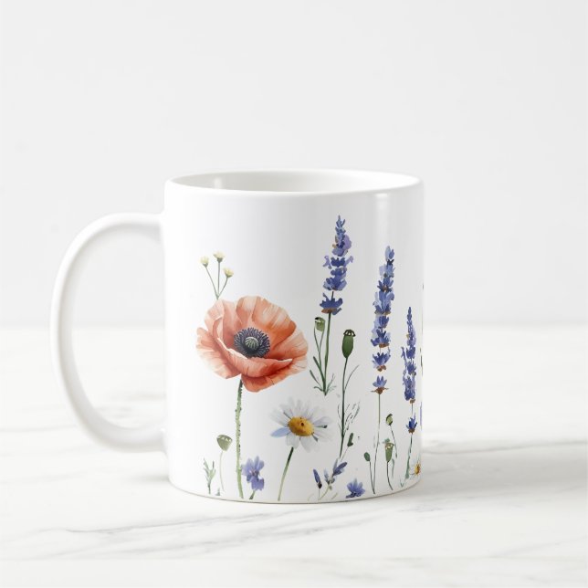 Morning Bloom Coffee Mug (Left)
