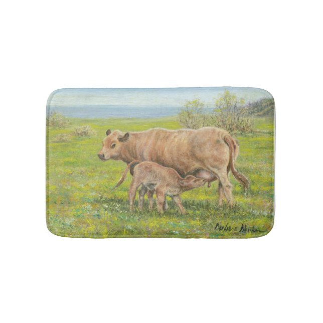 “Morning Breakfast” Bath Mat (Front)