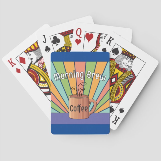 Morning Brew Coffee     Playing Cards (Back)