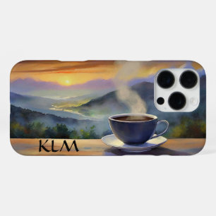 Morning brew monogram iPhone 16 pro max case