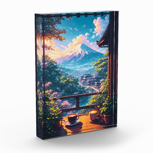 Morning Calm over Fuji Photo Block (Left)