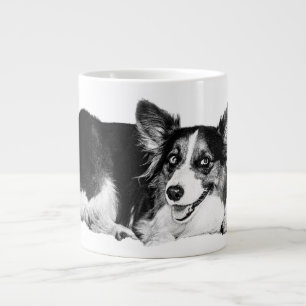 Morning Calm With a Loyal Friend Large Coffee Mug