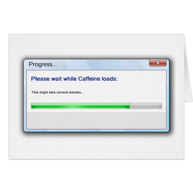 Morning Card (Front Horizontal)