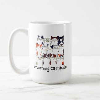 Morning Cattitude Cat Lovers Gift Mug