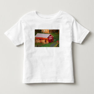 Morning chores on the farm. USA, Vermont, Toddler T-Shirt