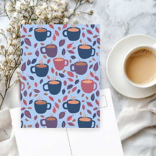 Morning Coffee Cute Pastel Colourful Custom  Postcard
