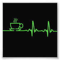 Morning Coffee Heartbeat EKG