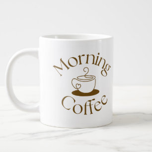 Morning Coffee Lover Gift for co-worker Large Coffee Mug