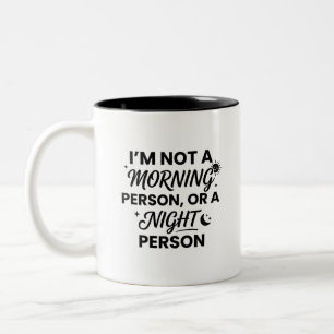 Morning Coffee Lover Mug Two Tone Fun