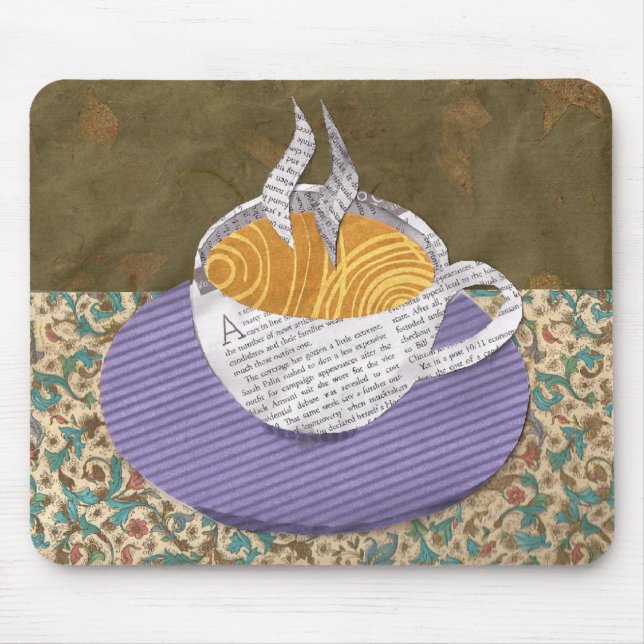 morning coffee mouse pad (Front)
